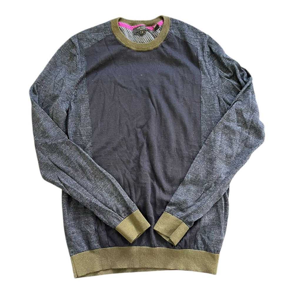 Ted Baker Women’s  100% Merino Wool Sweater Crewneck UK 4  US Women’s Small